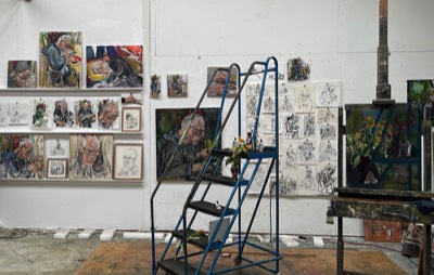  Studio views: Painting Patrick Hall 20220-2021 